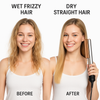 Professioneller 2-in-1-Haartrockner & Glätteisen | Negativ-Ionen-Technologie | Nass- & Trockennutzung | Langlebiges Styling-Werkzeug