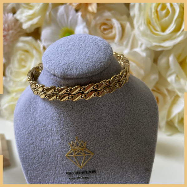 Edelstahl Damen Armreif – Geometrisches Manschettenarmband, Hohl-Design, Elegant & Alltagstauglich