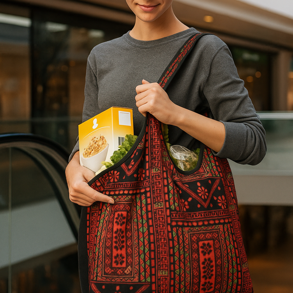 Palästina Tatreez Design, tragbare Schultertasche
