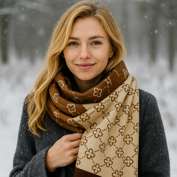 Luxury Winter Cashmere Scarf Shawl Wrap for Women – Thick Warm Pashmina | 20% OFF Auto in Cart