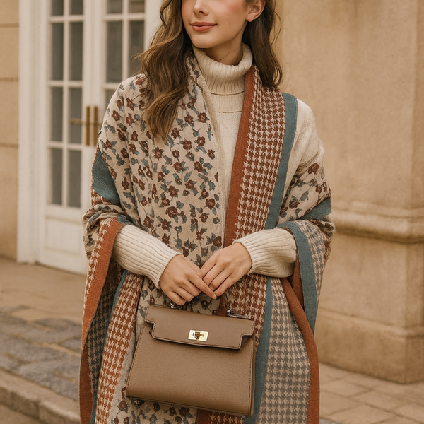 Luxury Winter Cashmere Scarf Shawl Wrap for Women – Thick Warm Pashmina