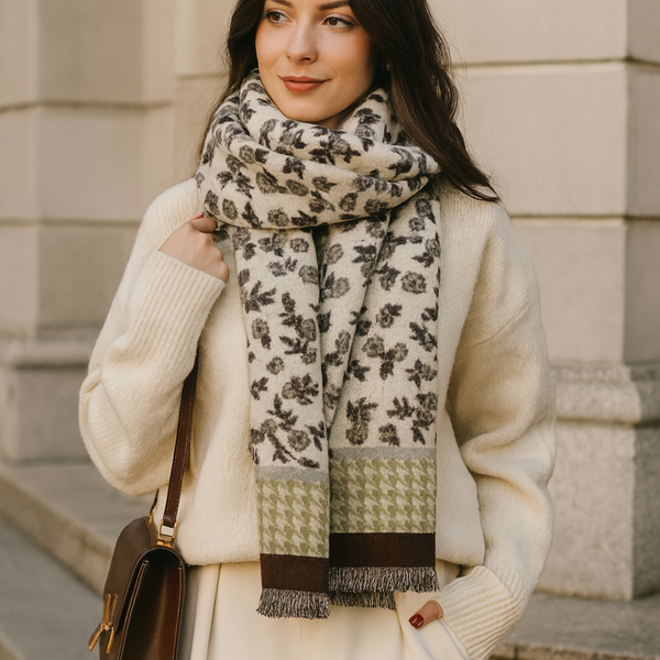 Luxury Winter Cashmere Scarf Shawl Wrap for Women – Thick Warm Pashmina