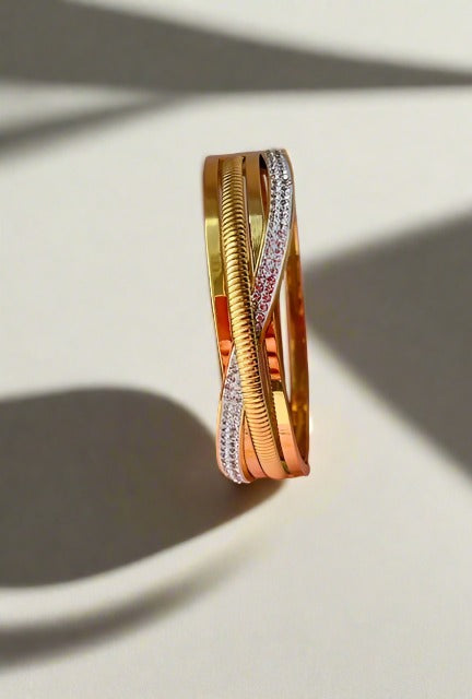 Bangle Armbänder, Zirkonia Steinchen,minimalistische Armreif, Geschenk für sie