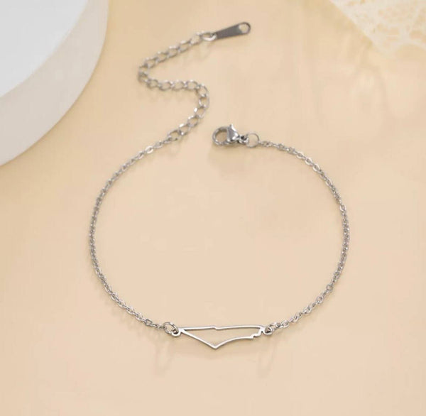 Stainless Steel Chains Accessories Country Geography Jewelry