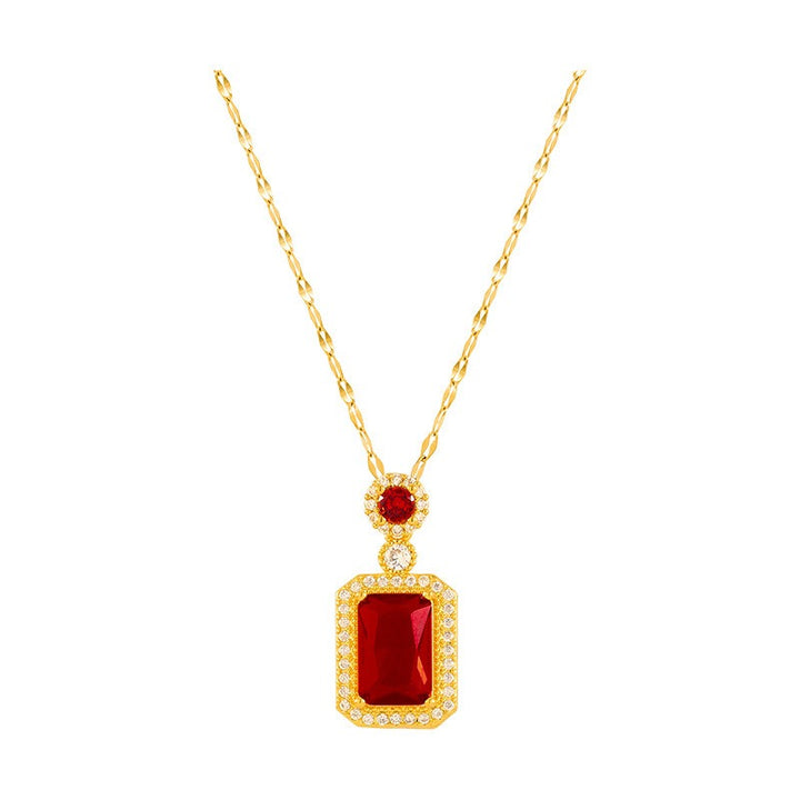 Luxury Zircon Crystal Pendant Necklaces For Women 